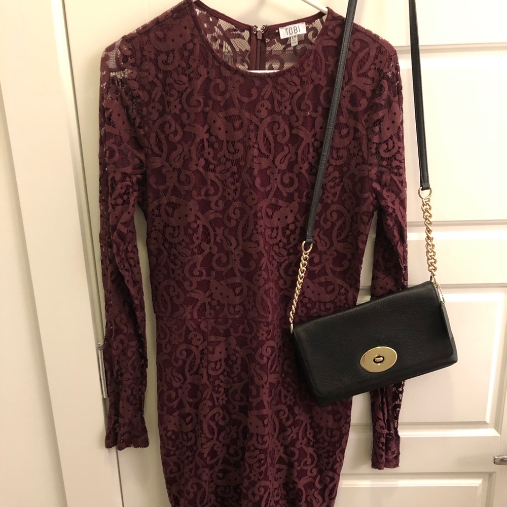 Tobi Long Sleeve Bodycon Dress